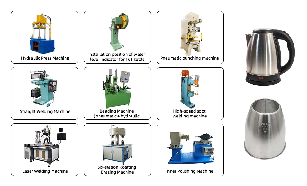 Kettle making machines Kettle making machines